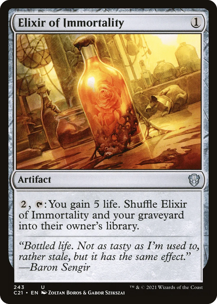 Elixir of Immortality · Commander 2021