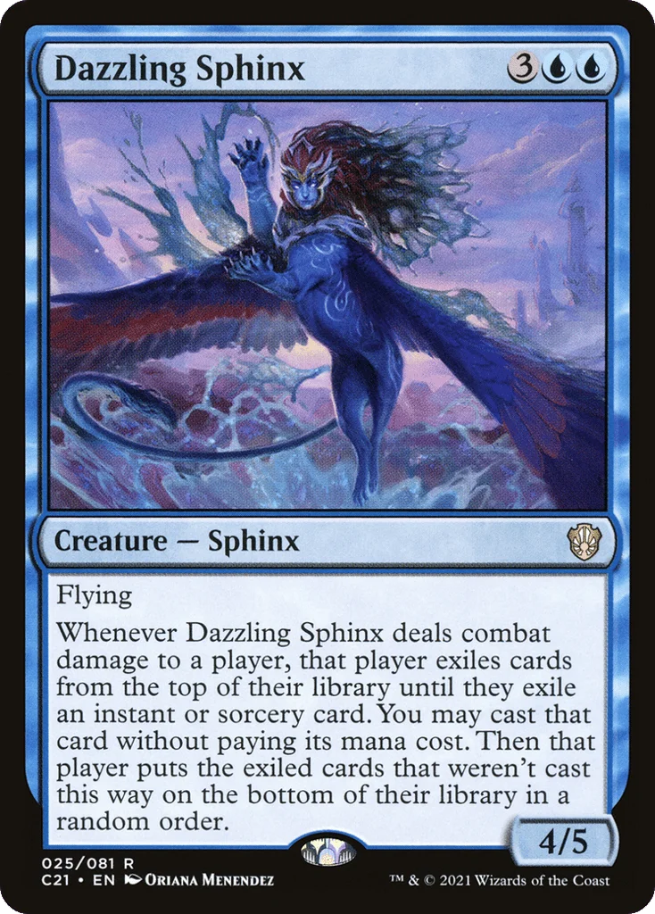 Dazzling Sphinx · Commander 2021