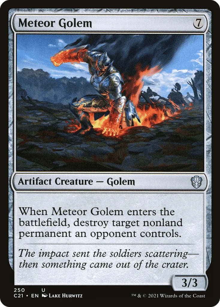 Meteor Golem · Commander 2021