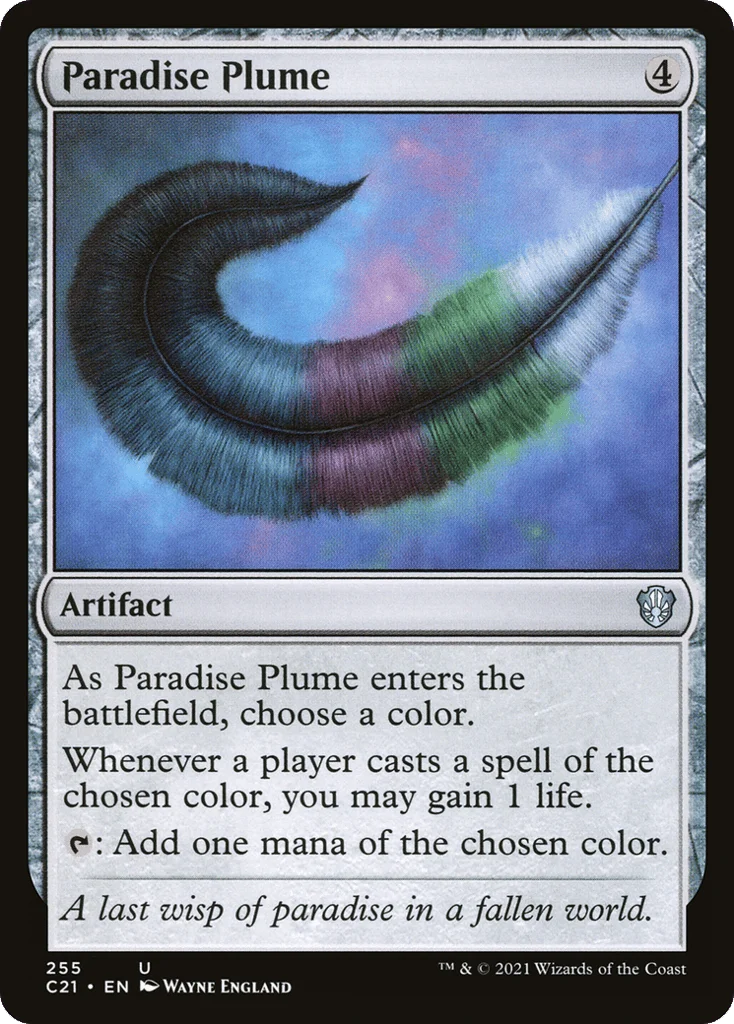 Paradise Plume · Commander 2021