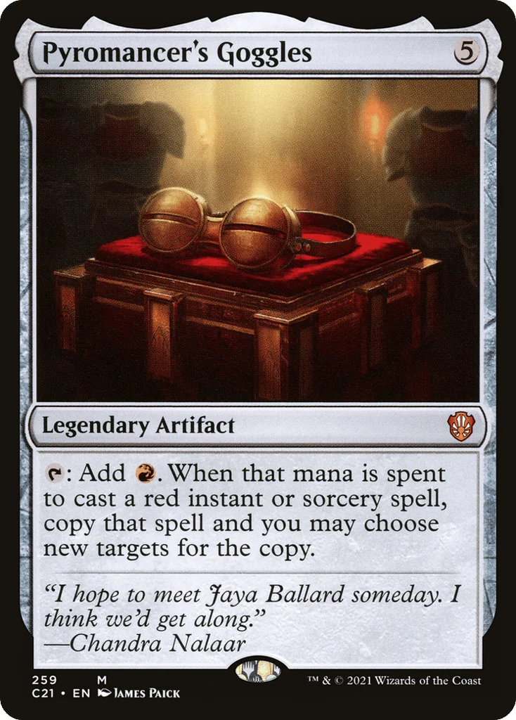 Pyromancer's Goggles · Commander 2021