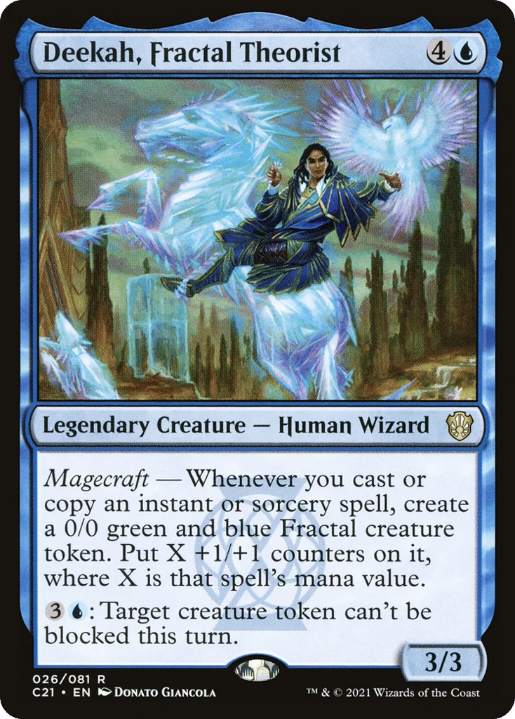 Deekah, Fractal Theorist · Commander 2021