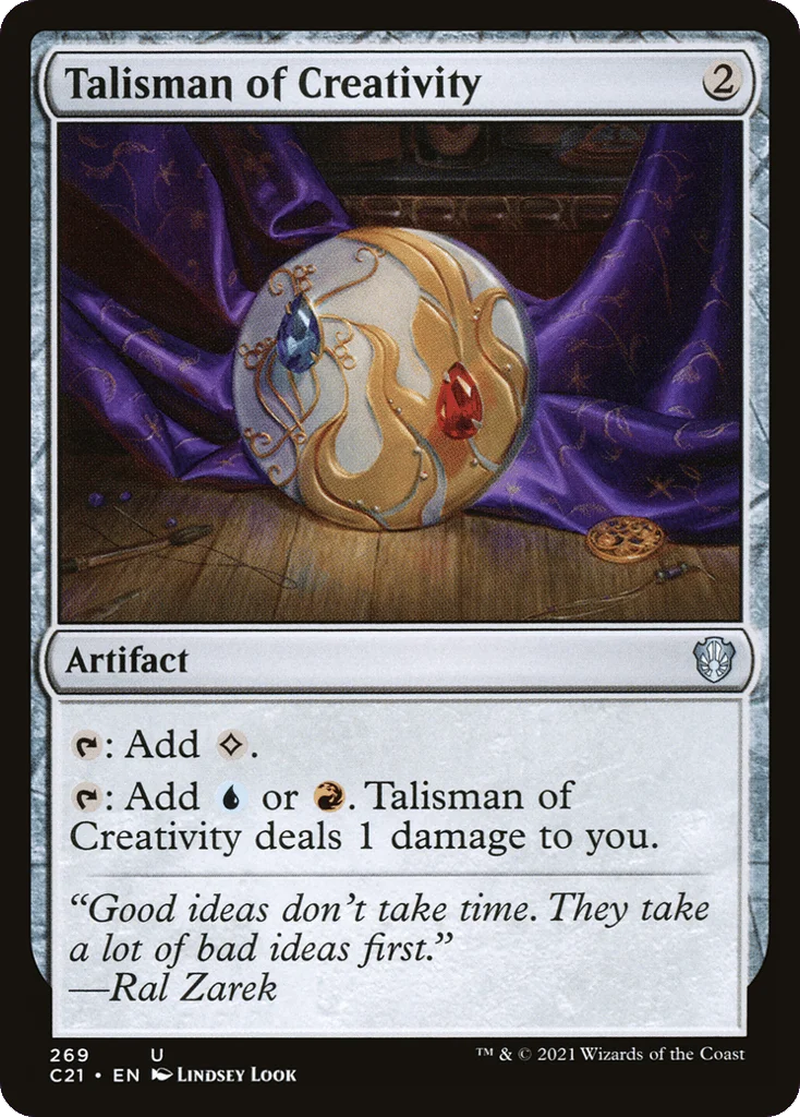 Talisman of Creativity · Commander 2021