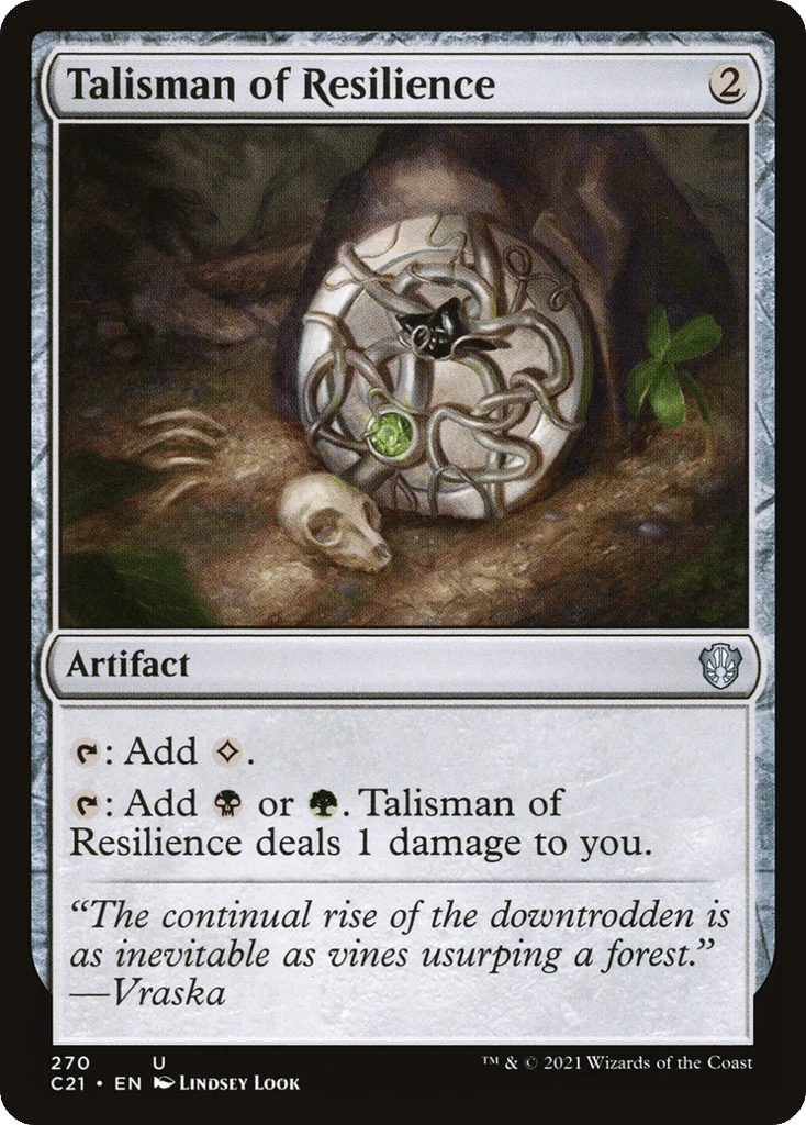 Talisman of Resilience · Commander 2021