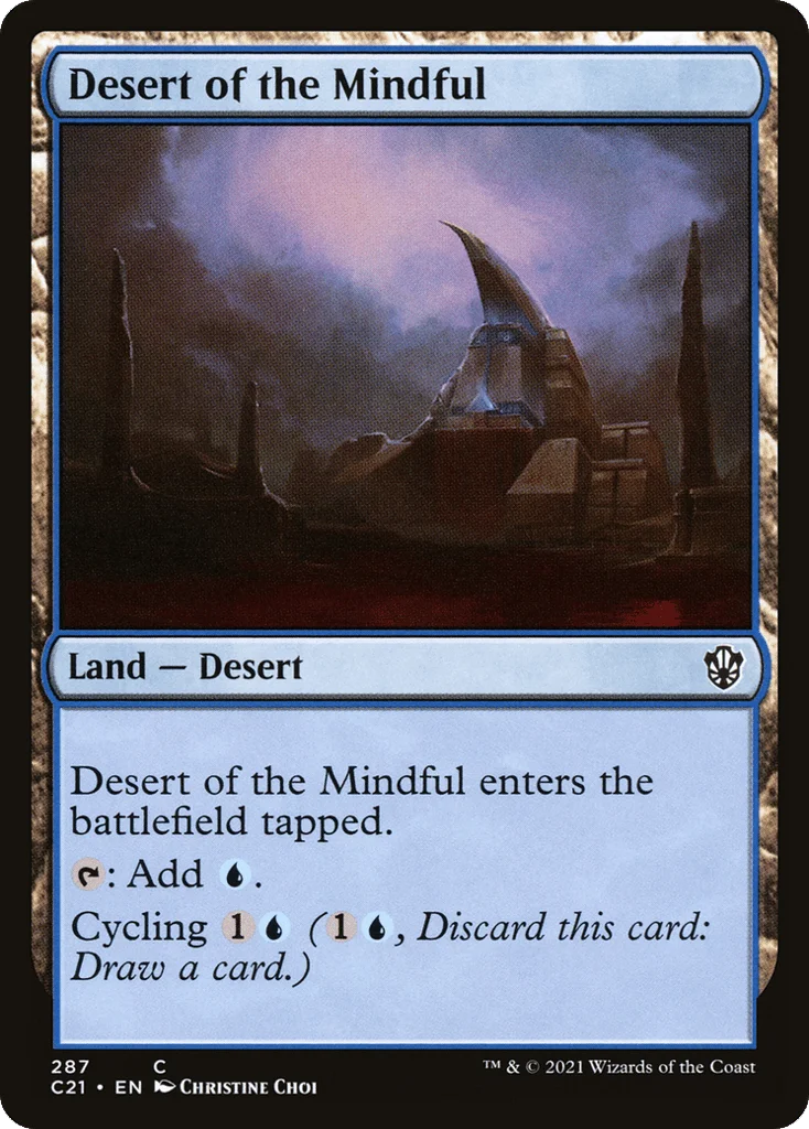 Desert of the Mindful · Commander 2021