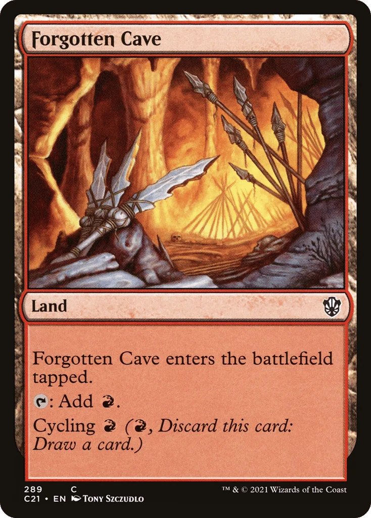 Forgotten Cave · Commander 2021