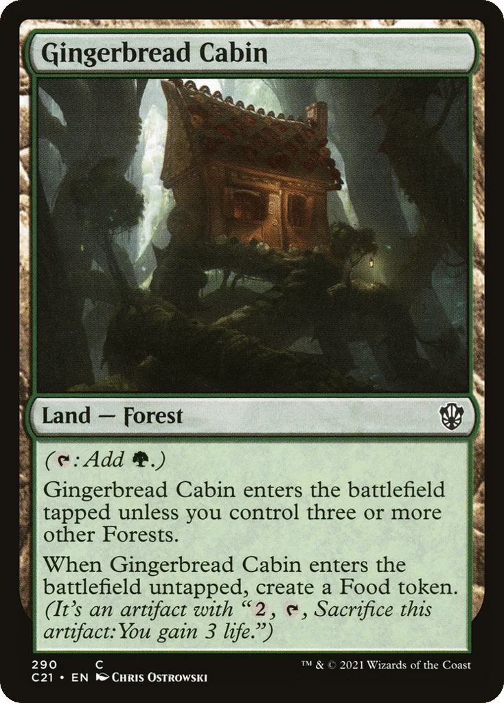 Gingerbread Cabin · Commander 2021