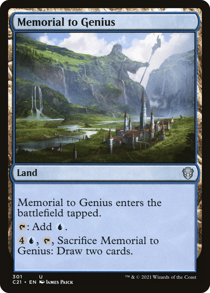 Memorial to Genius · Commander 2021