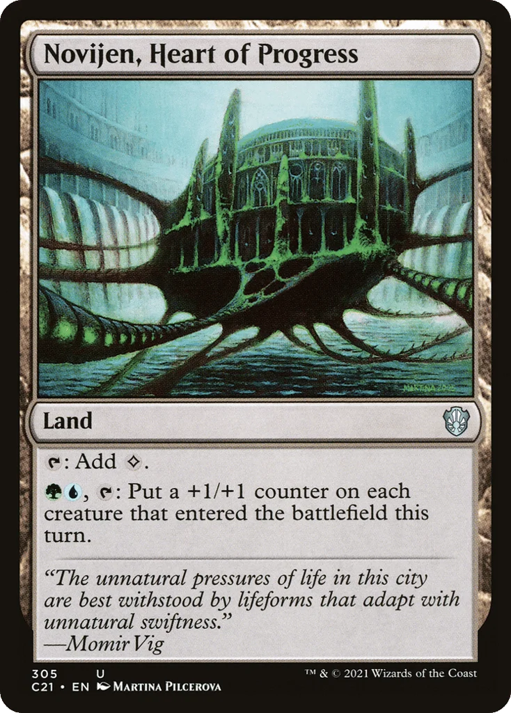 Novijen, Heart of Progress · Commander 2021