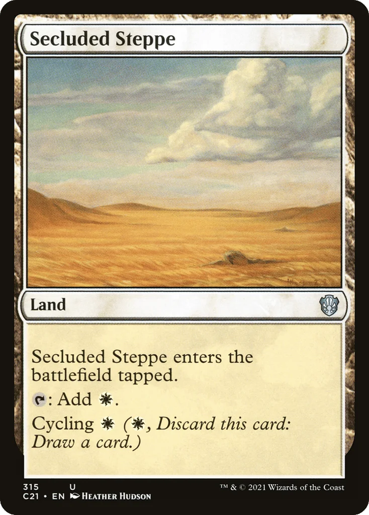 Secluded Steppe · Commander 2021