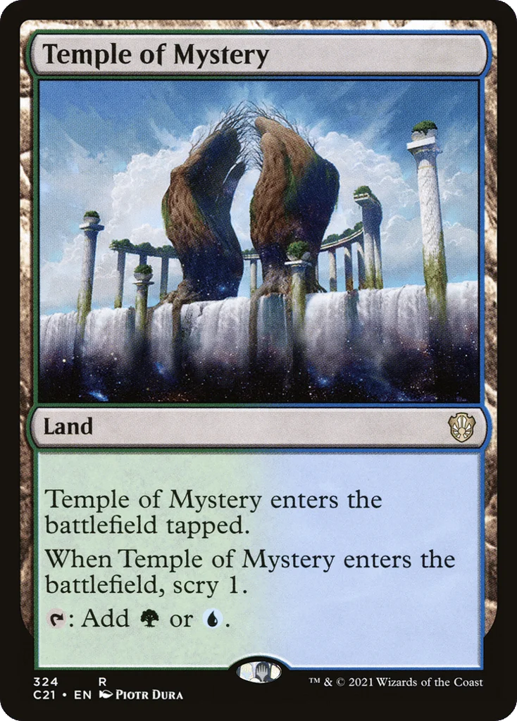Temple of Mystery · Commander 2021