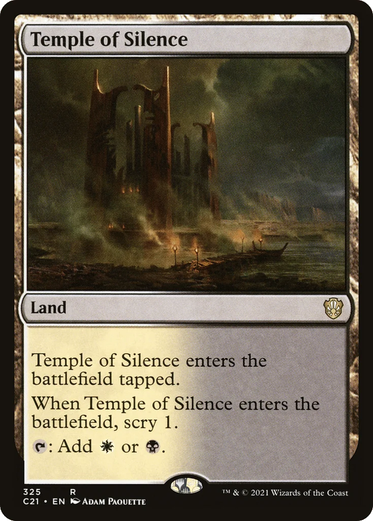 Temple of Silence · Commander 2021