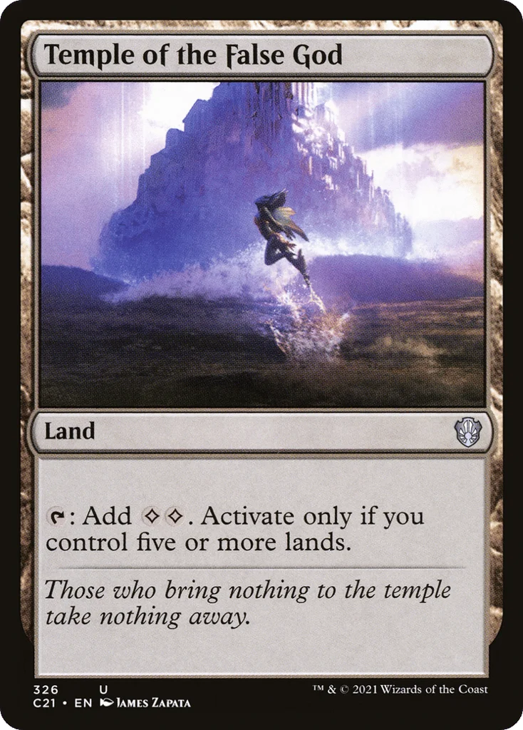 Temple of the False God · Commander 2021