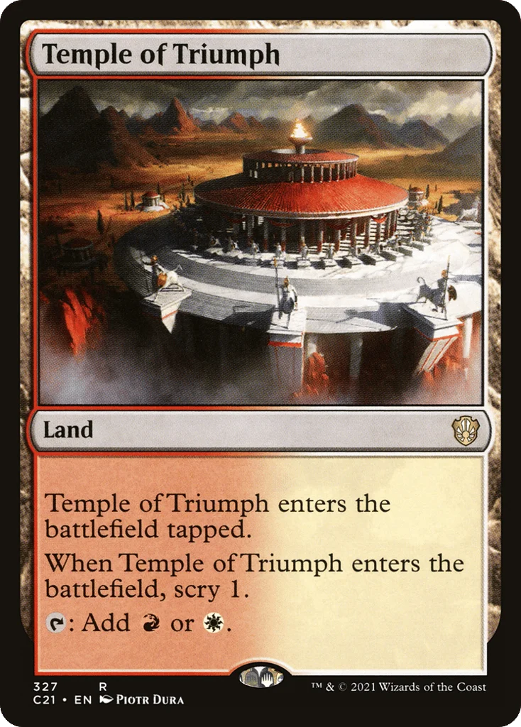 Temple of Triumph · Commander 2021