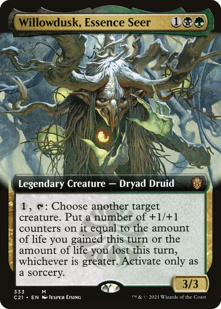 Willowdusk, Essence Seer · Commander 2021