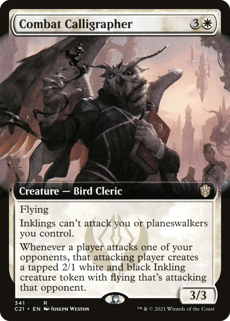 Combat Calligrapher · Commander 2021