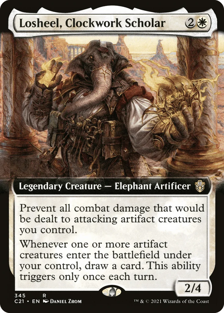 Losheel, Clockwork Scholar · Commander 2021