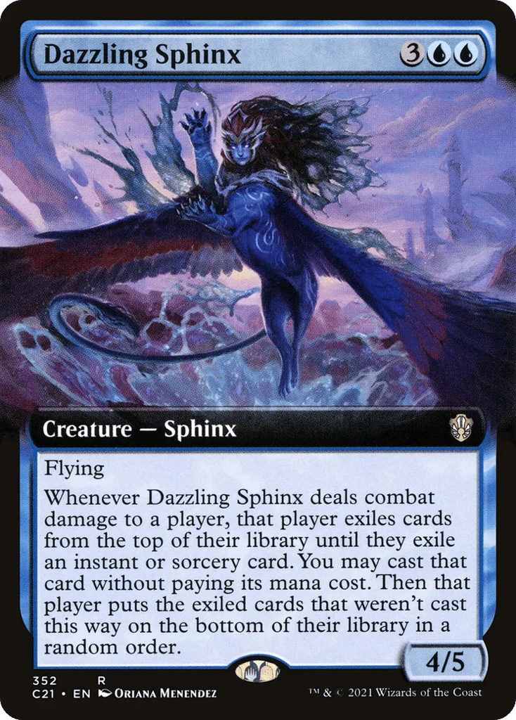 Dazzling Sphinx · Commander 2021