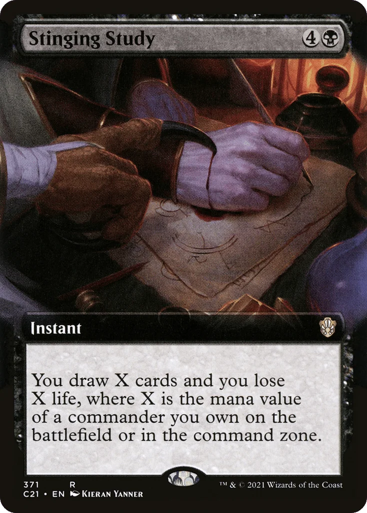 Stinging Study · Commander 2021