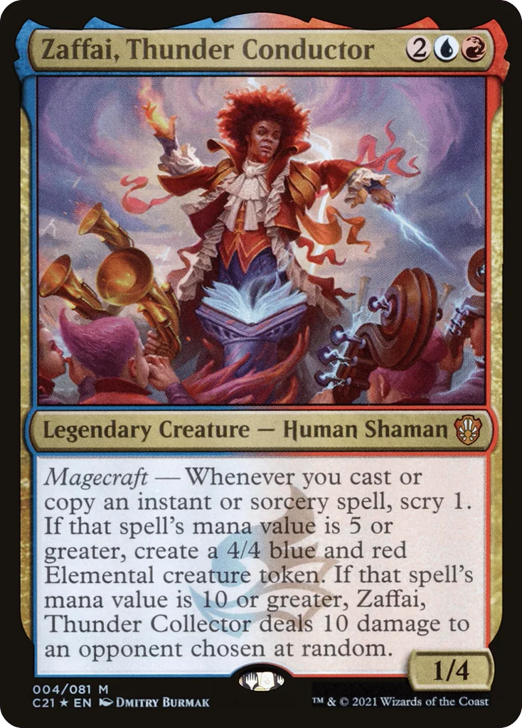Zaffai, Thunder Conductor · Commander 2021