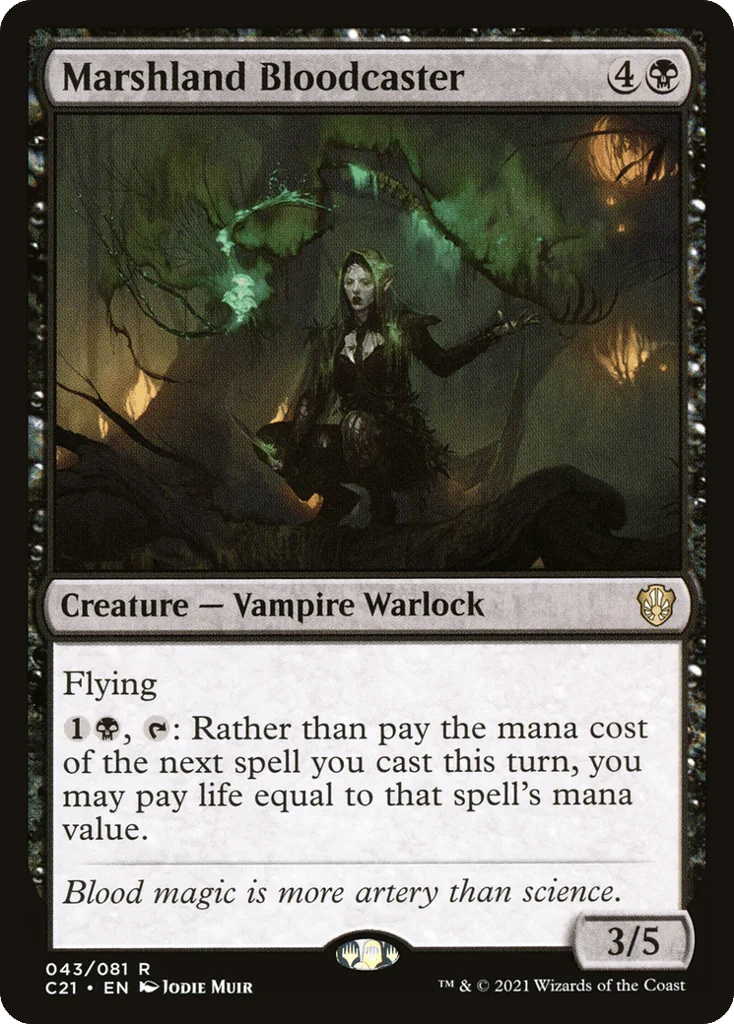 Marshland Bloodcaster · Commander 2021