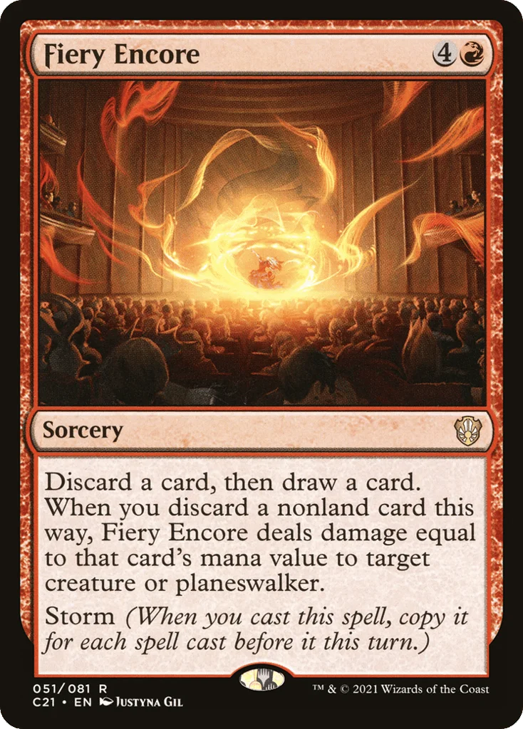 Fiery Encore · Commander 2021