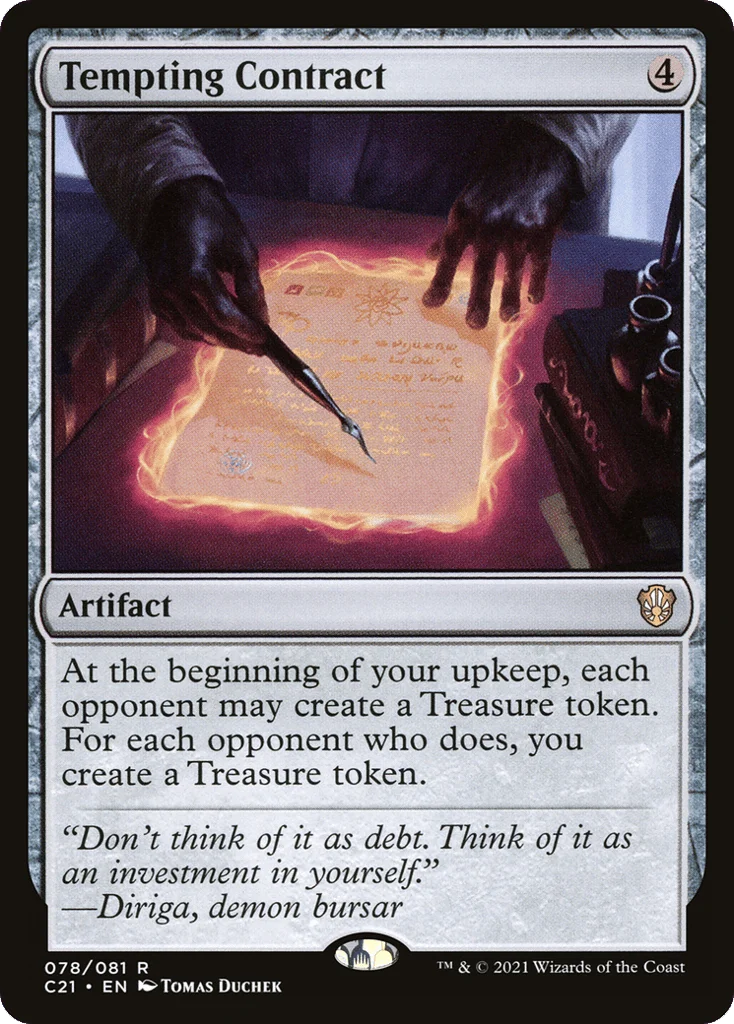 Tempting Contract · Commander 2021