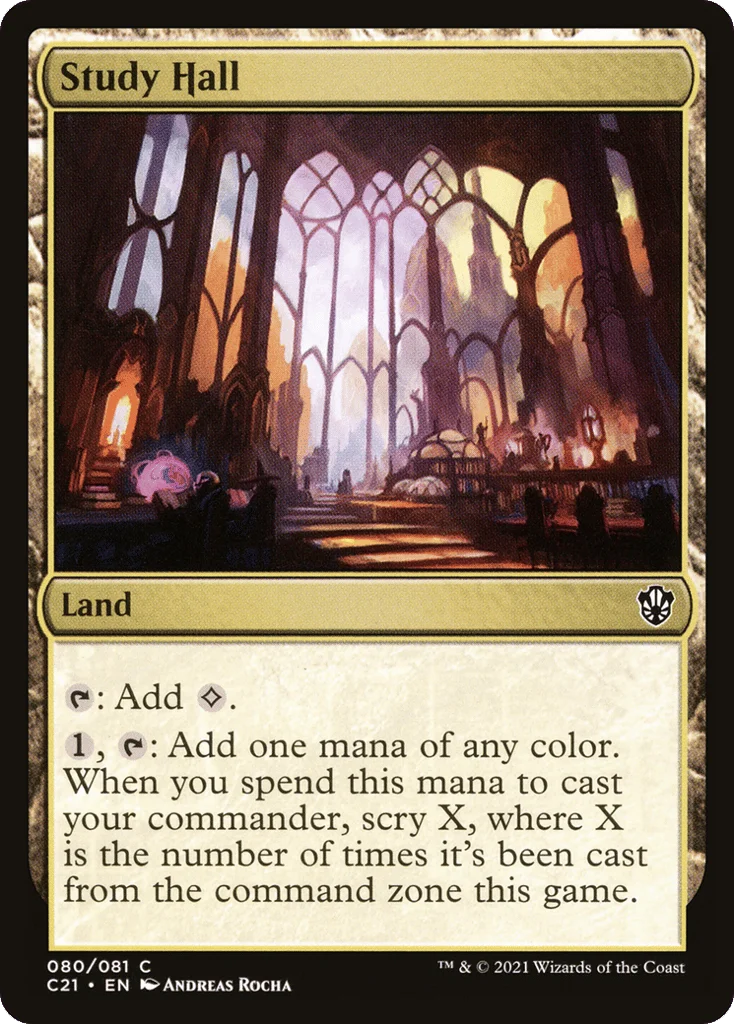 Study Hall · Commander 2021