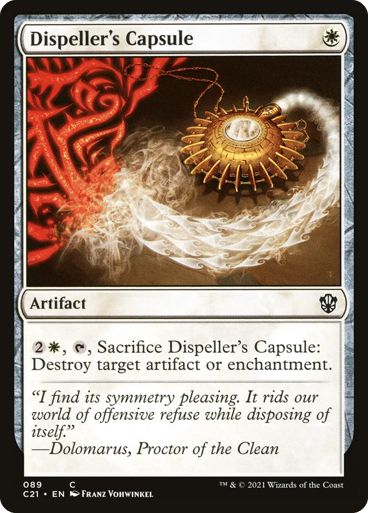 Dispeller's Capsule · Commander 2021