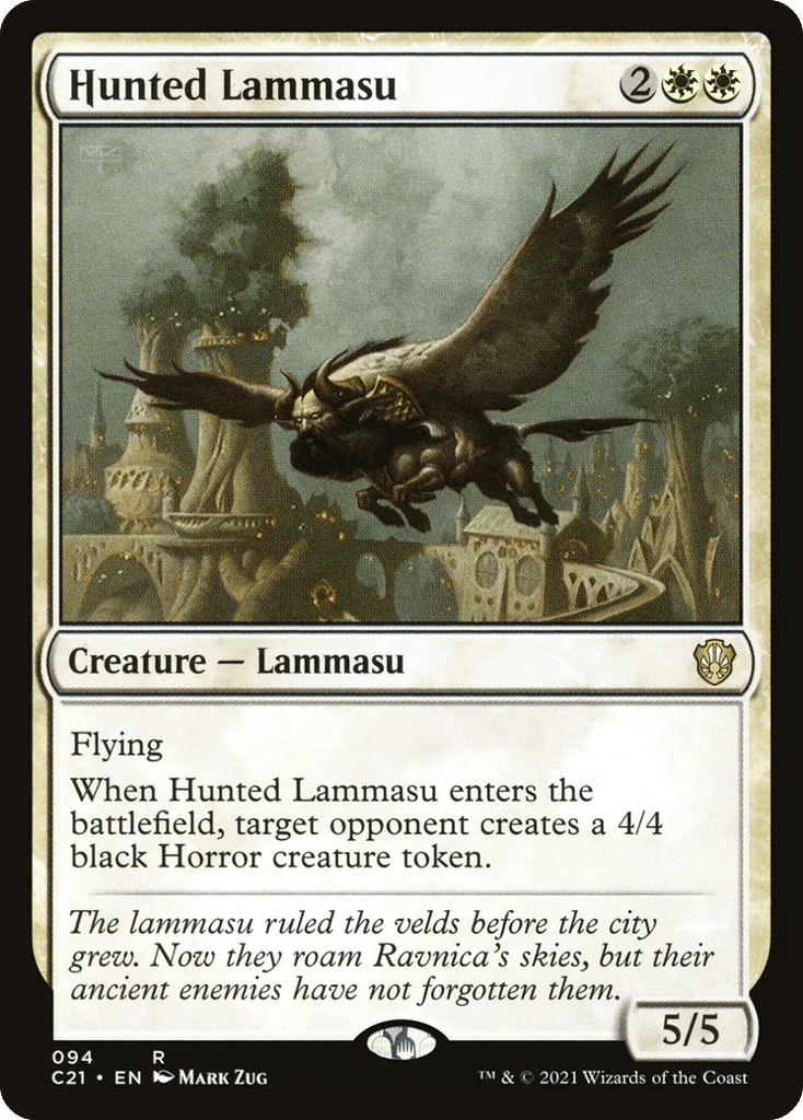 Hunted Lammasu · Commander 2021