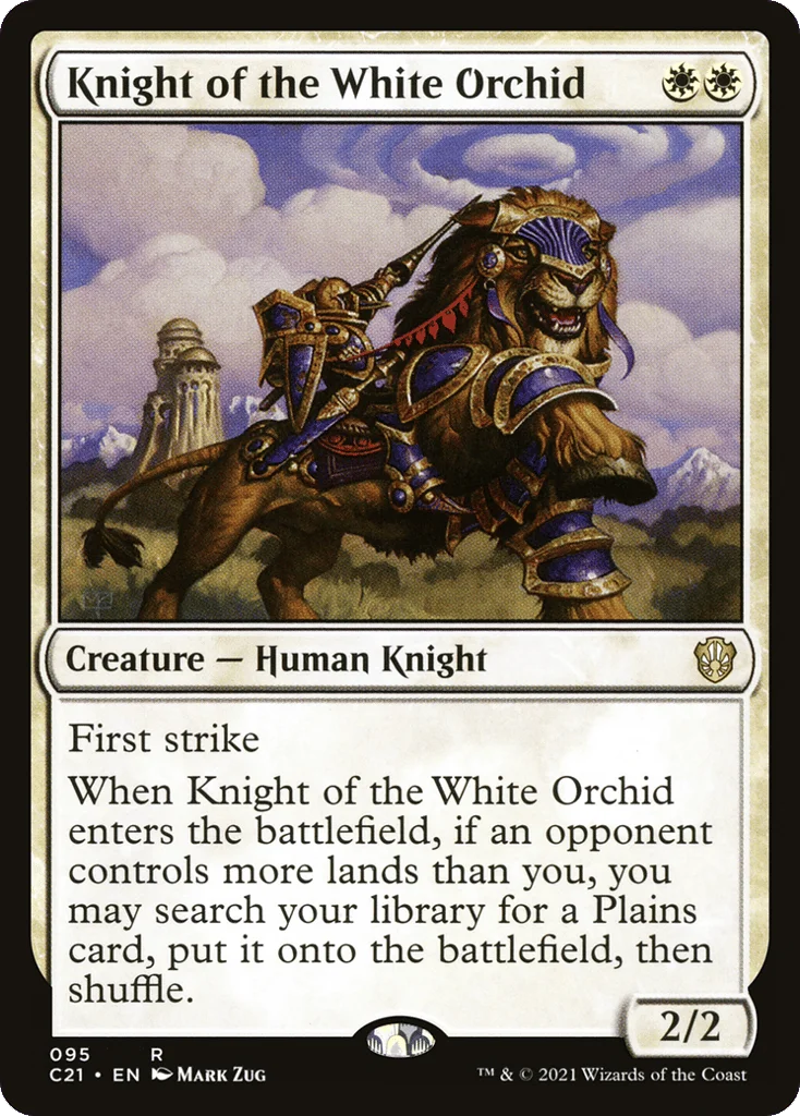 Knight of the White Orchid · Commander 2021