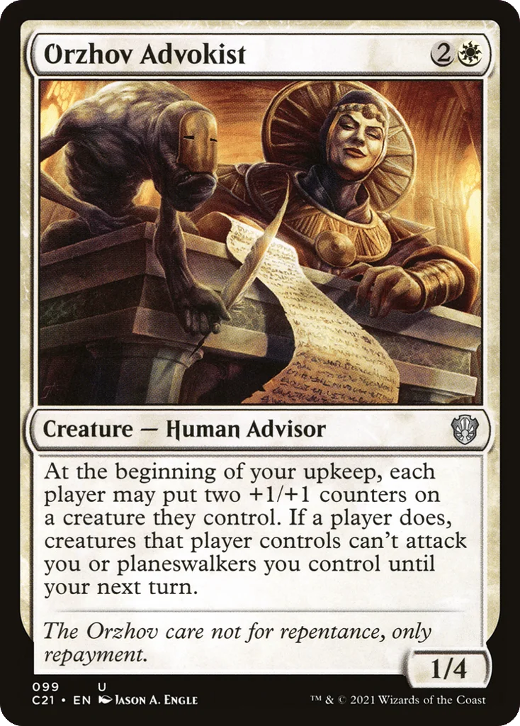 Orzhov Advokist · Commander 2021