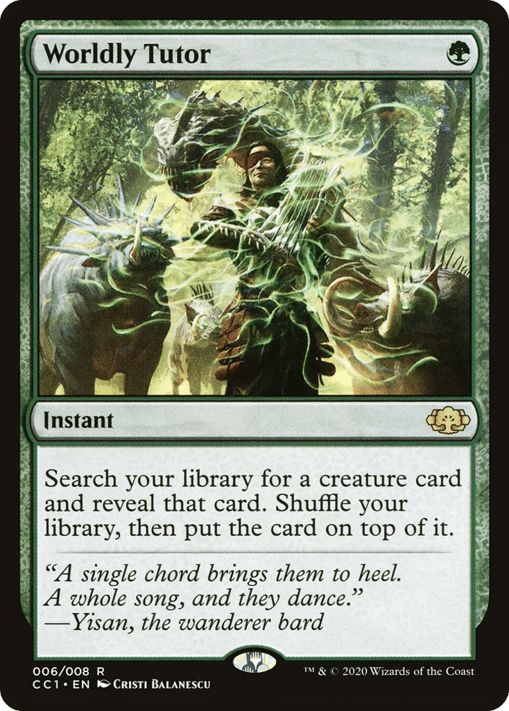Worldly Tutor · Commander Collection: Green