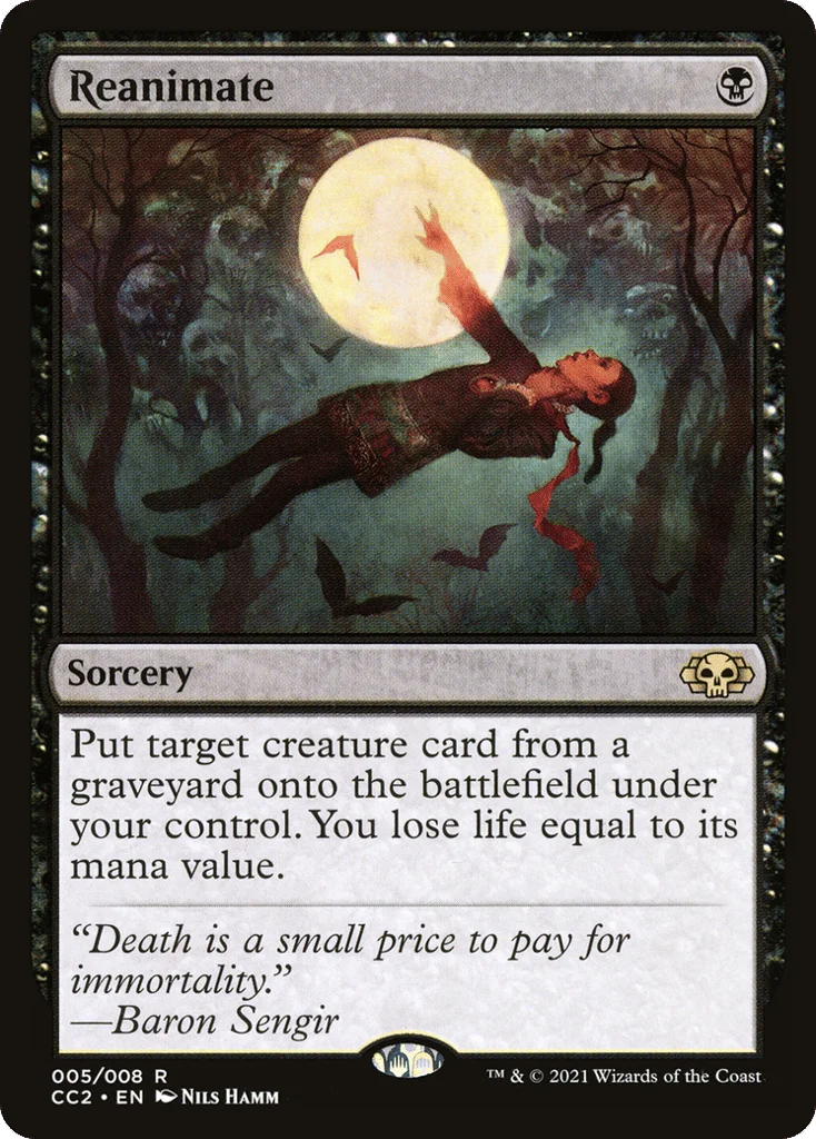 Reanimate · Commander Collection: Black