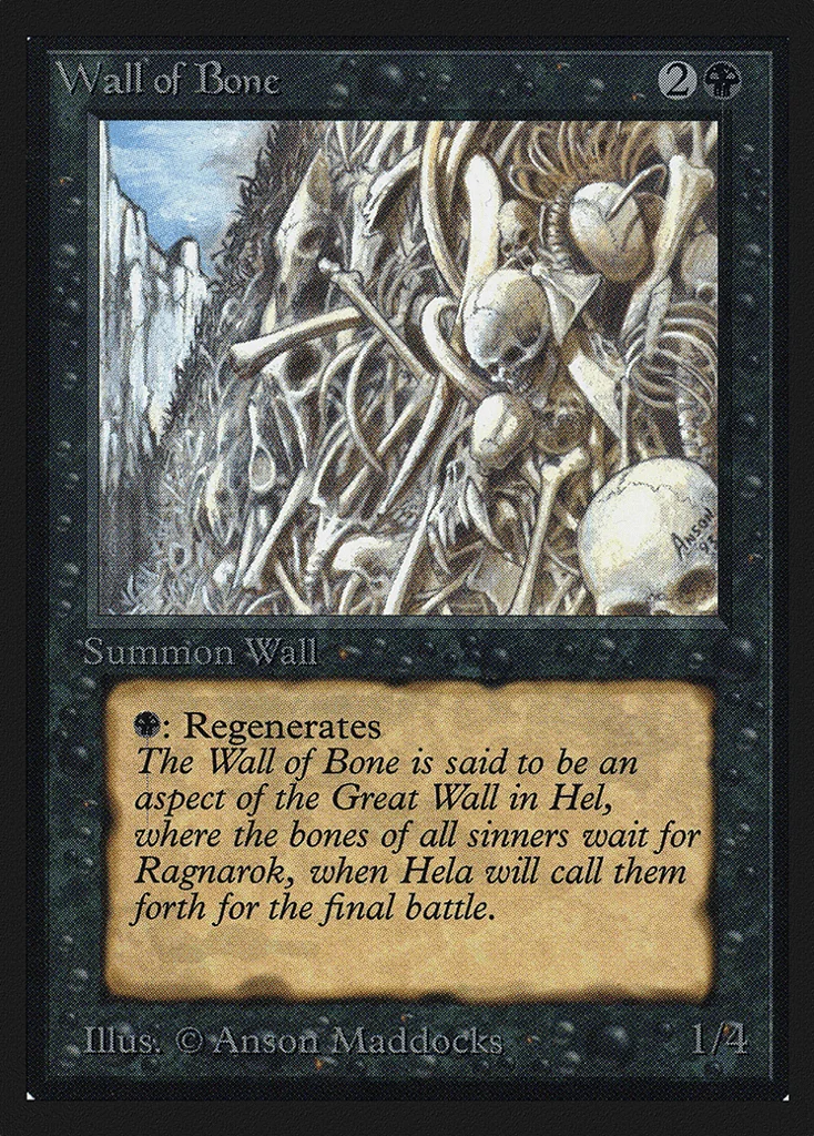 Wall of Bone · Collectors' Edition