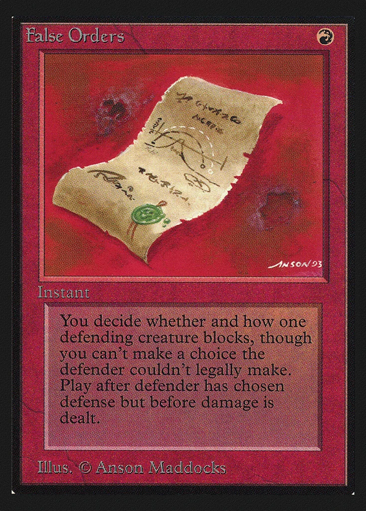 False Orders · Collectors' Edition