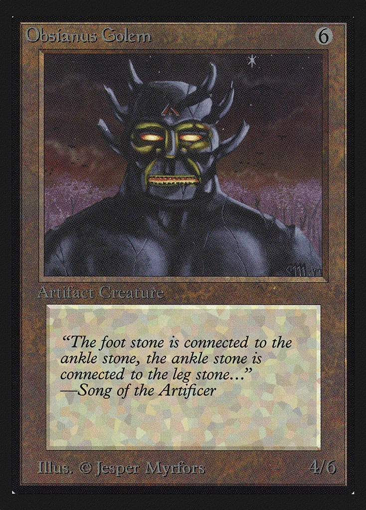 Obsianus Golem · Collectors' Edition