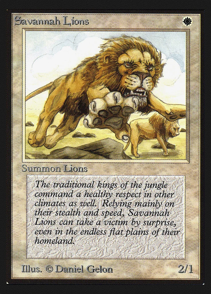 Savannah Lions · Collectors' Edition