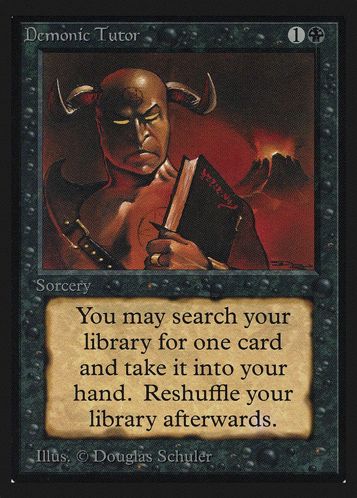 Demonic Tutor · Intl. Collectors' Edition