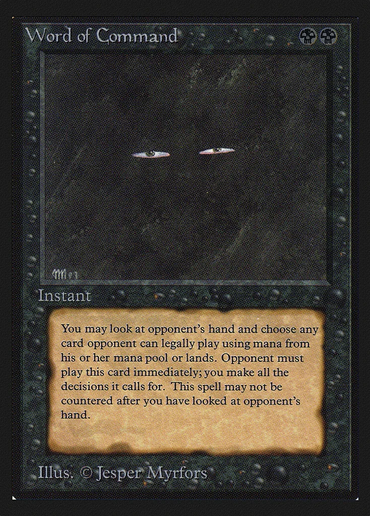 Word of Command · Intl. Collectors' Edition