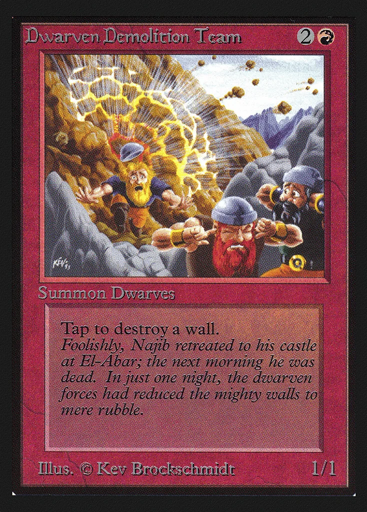 Dwarven Demolition Team · Intl. Collectors' Edition