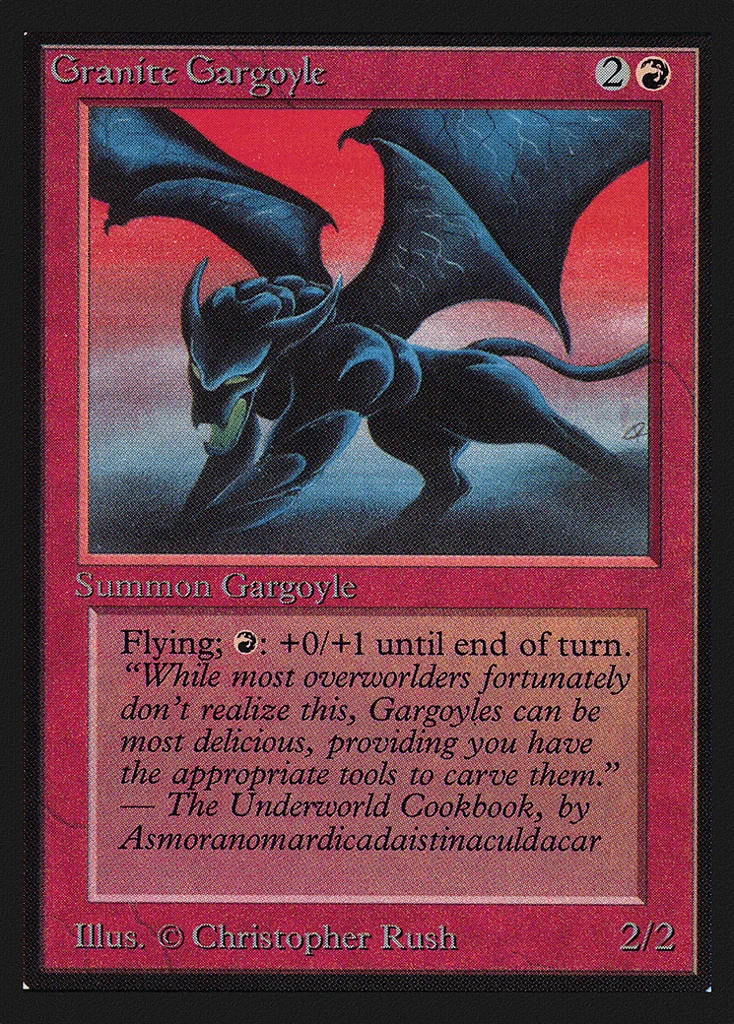 Granite Gargoyle · Intl. Collectors' Edition