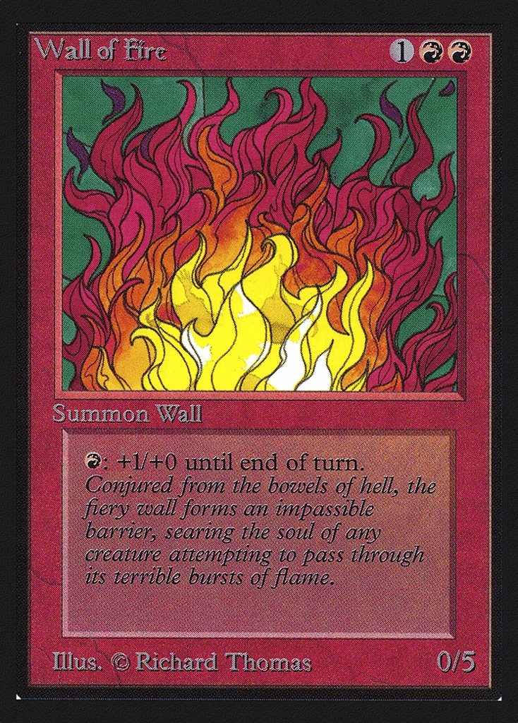 Wall of Fire · Intl. Collectors' Edition