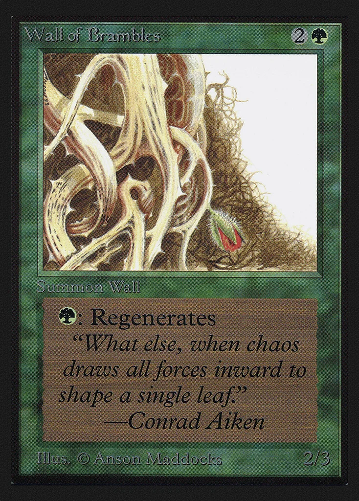 Wall of Brambles · Intl. Collectors' Edition