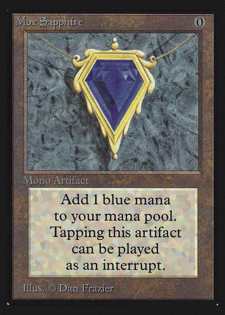 Mox Sapphire · Intl. Collectors' Edition