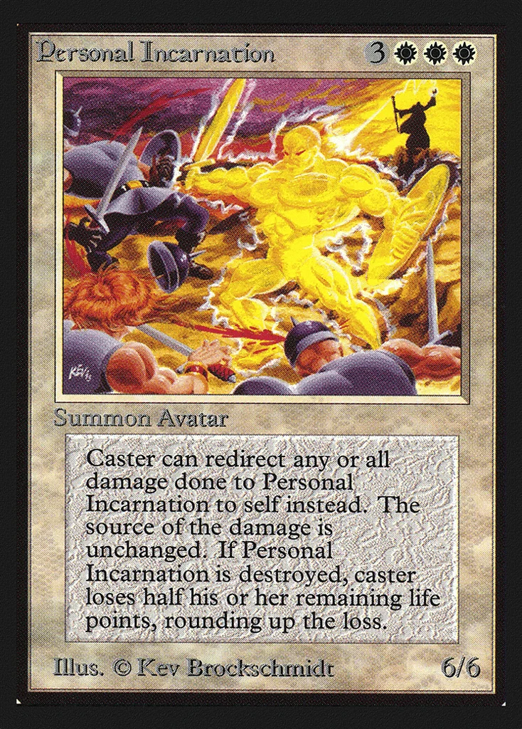 Personal Incarnation · Intl. Collectors' Edition