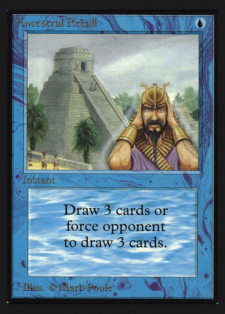 Ancestral Recall · Intl. Collectors' Edition