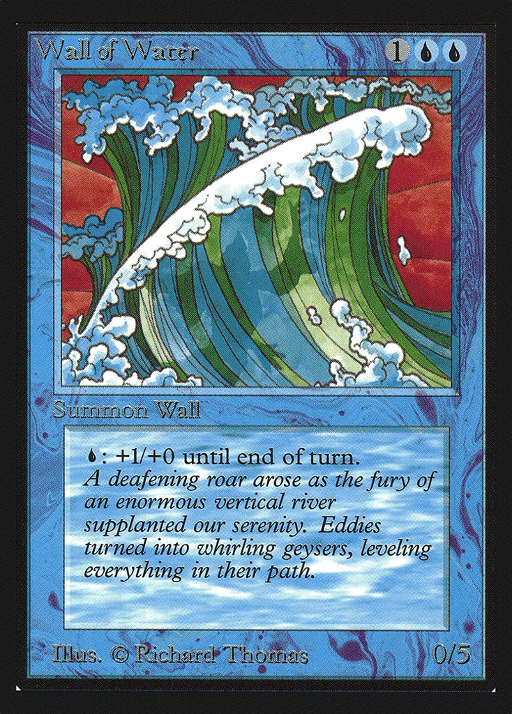 Wall of Water · Intl. Collectors' Edition