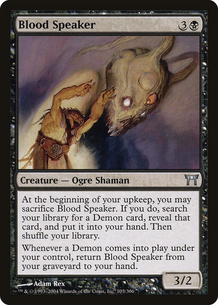 Blood Speaker · Champions of Kamigawa