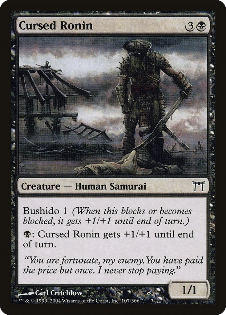 Cursed Ronin · Champions of Kamigawa